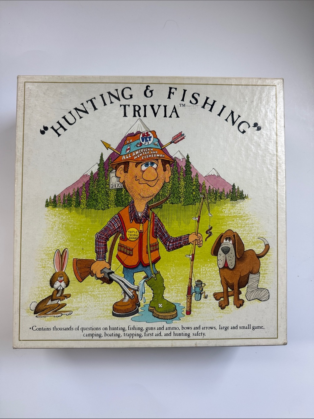 Hunting & Fishing Trivia Board Game - Classic Outdoor Trivia